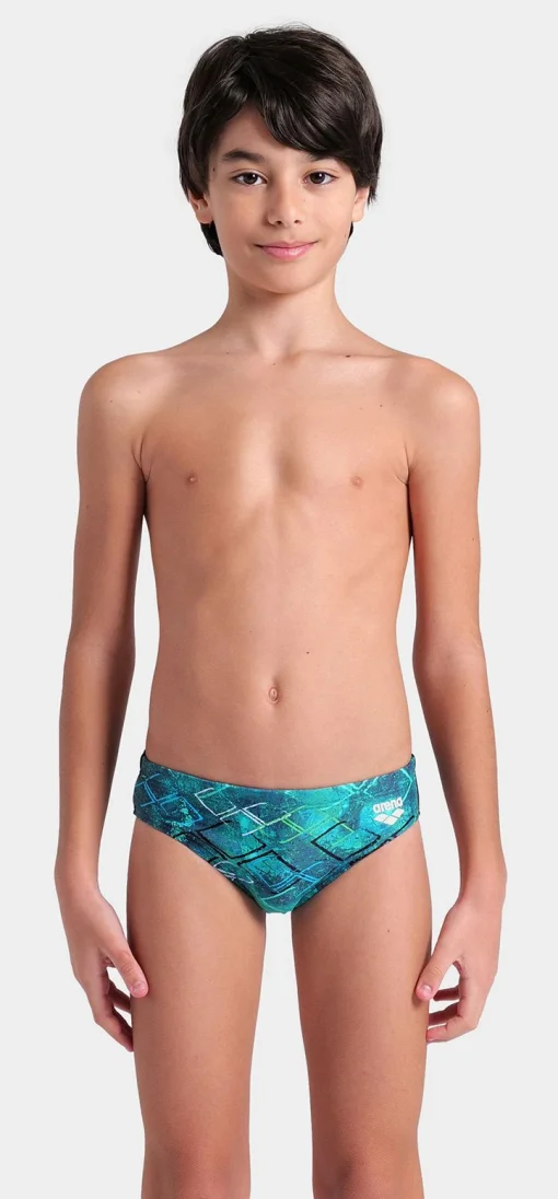 Плавки Arena DALY SWIM BRIEFS бірюзовий, чорний Діт