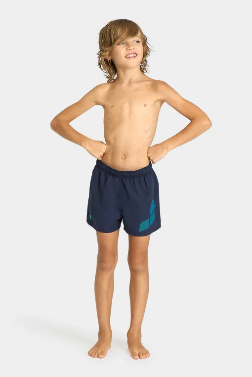 Шорти для плавання Arena BEACH SHORT LOGO R темно-синій Діт 140см