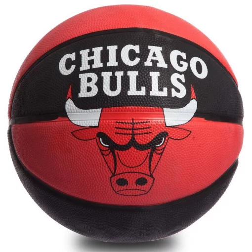 М'яч баскетбольний гумовий SPALDING 83173Z NBA TEAM BULL OUTDOOR №7