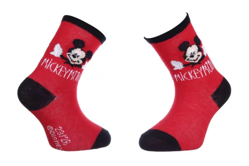 Шкарпетки MICKEY BRAS OUVERT червоний Діт 19-22 арт 43891247-8