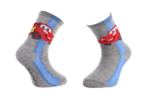 Шкарпетки CARS SOCKS світло-сірий Діт 19-22, арт.43897548-7