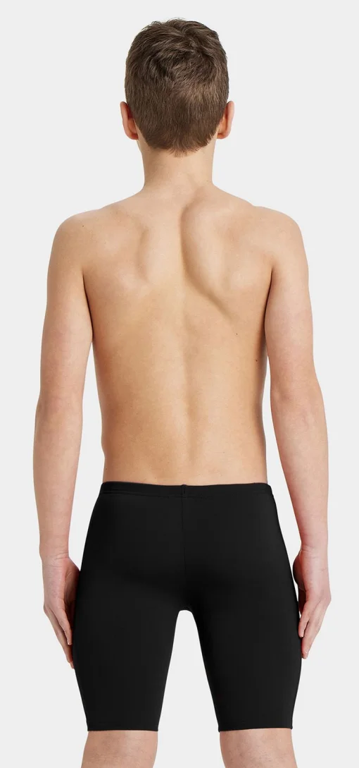 Плавки Arena TEAM SWIM JAMMER SOLID чорний, білий дитячий 152 см (004772-550)