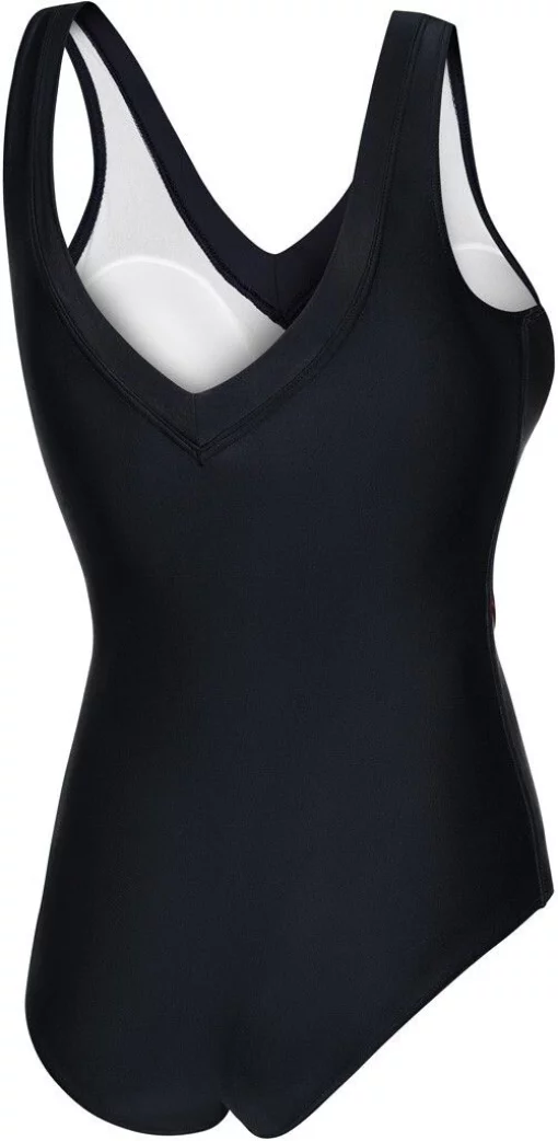 Купальник закритий для жінок Aqua Speed SOPHIE 3233 чорний, бордовий Жін 38