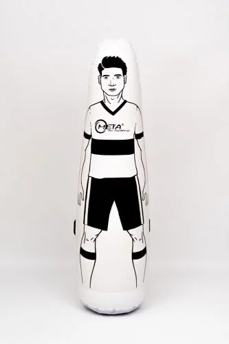 Манекен футболіста Meta Inflatable dummy білий, чорний Уні 175 см