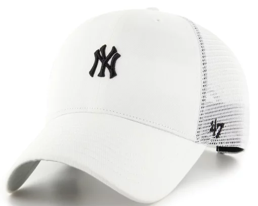 Кепка-тракер 47 Brand NEW YORK YANKEES BASE RUNNER білий Уні OSFA
