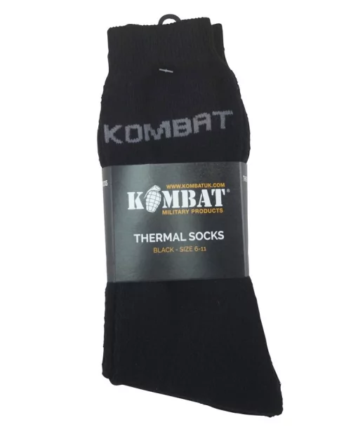 Термошкарпетки 3 пари KOMBAT UK Thermal Socks (kb-tso-blk-40-45)