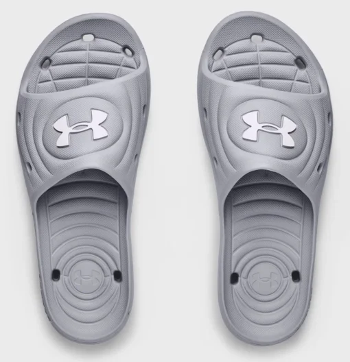 Шльопанці Under Armour Locker IV SL сірий Чол 11 US (29 см)