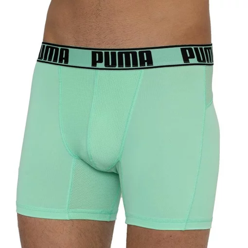 Труси-боксери Puma ACTIVE BOXER PRINT 2P зелений, чорний Чол M