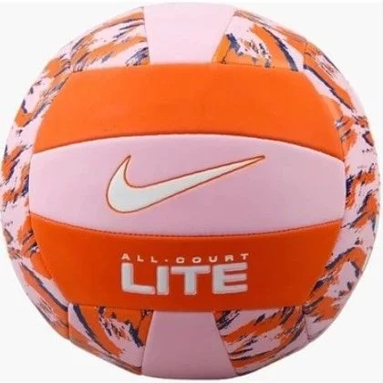 М'яч волейбольний Nike ALL COURT LITE VOLLEYBALL DEFLATED PINK RISE/SAFETY ORANGE/WHITE size 5