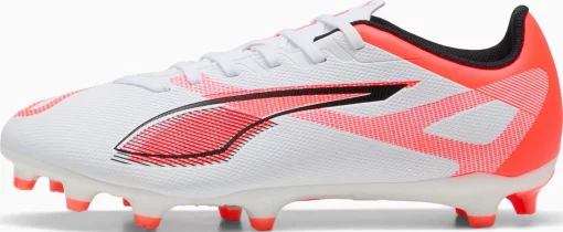 Бутси Puma ULTRA 5 PLAY FG/AG білий, помаранчевий Уні 40.5