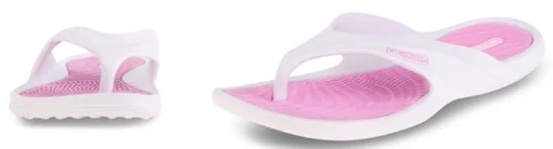 Шльопанці Aqua Speed RIVIERA 4365 білий, рожевий Уні 25