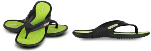 Шльопанці Aqua Speed RIVIERA 4366 чорний, салатовий Уні 25