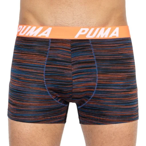 Труси-боксери Puma SPACEDYE STRIPE BOXER 2P синій, червоний Чол S