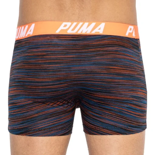 Труси-боксери Puma SPACEDYE STRIPE BOXER 2P синій, червоний Чол S