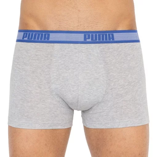 Труси-шорти Puma WORLDHOOD STRIPE TRUNK 2P синій, білий, сірий, чорний Чол S