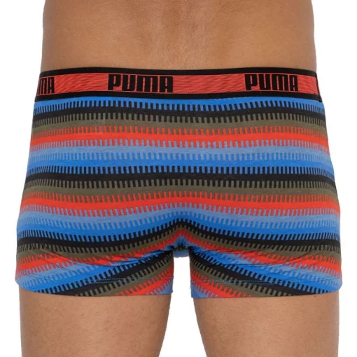 Труси-шорти Puma WORLDHOOD STRIPE TRUNK 2P чорний, червоний, синій Чол S
