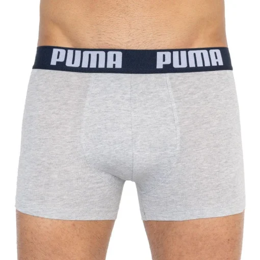 Труси-боксери Puma STATEMENT BOXER 2P синій, сірий Чол S