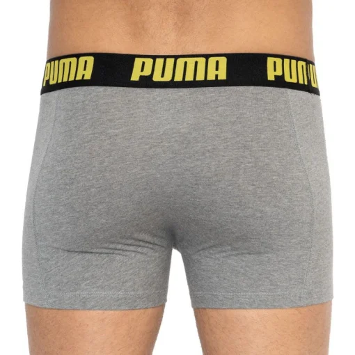 Труси-боксери Puma STATEMENT BOXER 2P жовтий, сірий Чол M