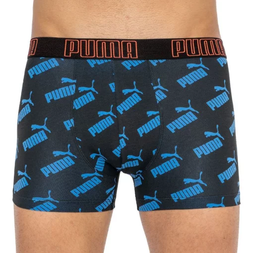 Труси-боксери Puma BIG LOGO AOP BOXER 2P чорний, синій Чол S