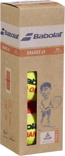 М'ячі для тенісу Babolat ORANGE paper pack 3 ball