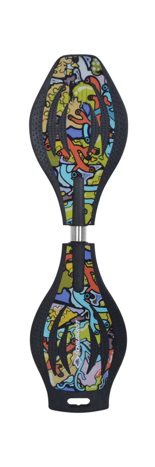 Вейвборд Schildkröt Waveboard Good Vibes Graffiti чорний, мультиколор Уні Max:80 кг