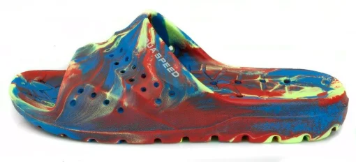 Шльопанці Aqua Speed PATMOS 6488 синій, червоний, жовтий Діт 32