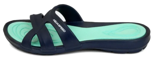Шльопанці Aqua Speed PANAMA 6602 темно-синій, бірюзовий Жін 37