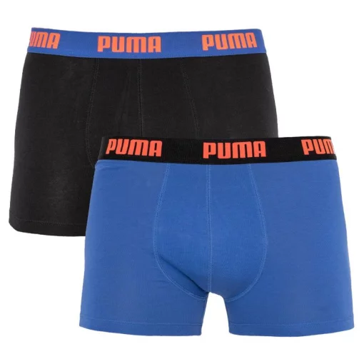 Труси-боксери Puma BASIC BOXER 2P чорний, синій Чол S