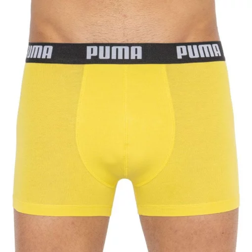 Труси-боксери Puma BASIC BOXER 2P сірий, жовтий Чол XL