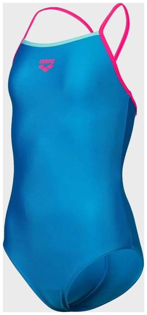Купальник закритий для дівчат Arena SWIMSUIT LIGHT DROP SOLID синій Діт 152 см