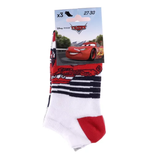 Шкарпетки CARS SOCKS 3P синій, сірий, білий Діт 35-38 арт 83150679-2