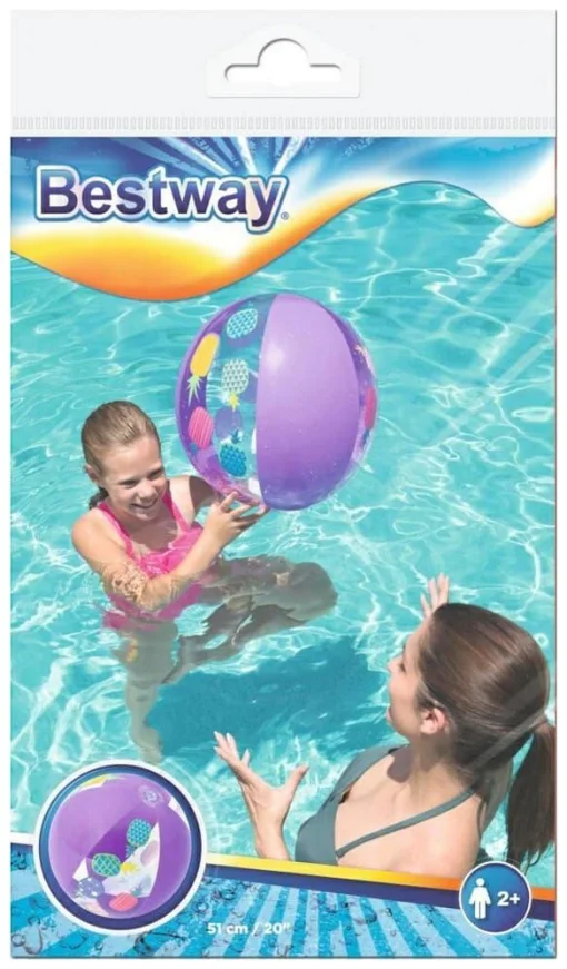 Надувний м'яч Aqua Speed BESTWAY BEACH BALL 3471 51 см фіолетовий Діт age 2+