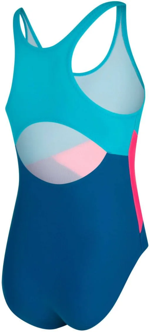 Купальник для дівчат Aqua Speed POLA 9854 темно-синій, блакитний, рожевий Діт