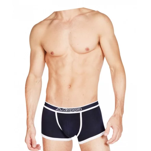 Труси-боксери Kappa Boxer Uomo Elastico Logo centrato темно-синій Чол XXL
