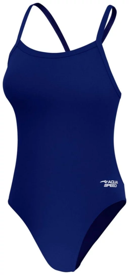 Купальник закритий для жінок Aqua Speed ANA 61684 темно-синій Жін 40