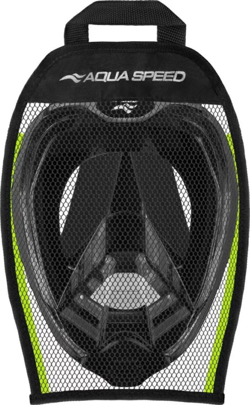 Повнолицьова маска Aqua Speed VEIFA ZX 9857 чорний, жовтий S/M (554-38)