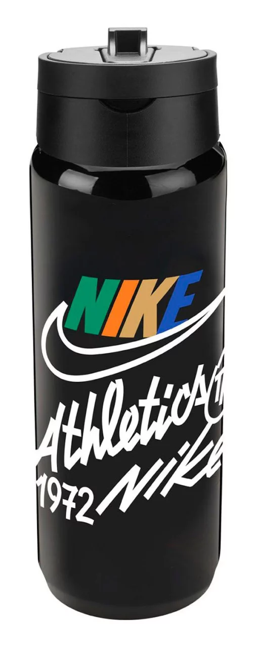 Пляшка Nike TR RENEW RECHARGE STRAW BOTTLE 24OZ чорний, білий Уні 709 мл