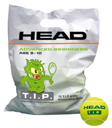 М'ячі для тенісу Head TIP green polybag 72 balls (578280)