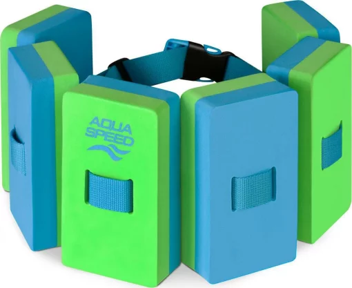 Пояс для плавання Aqua Speed DUO 60167 синій, зелений дитячий 30-60 кг (579-02)