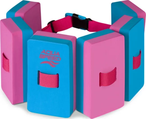 Пояс для плавання Aqua Speed DUO 60168 рожевий, синій дитячий 30-60 кг (579-03)