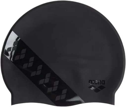 Шапка для плавання Arena ICONS TEAM STRIPE CAP білий, чорний Уні OFSM