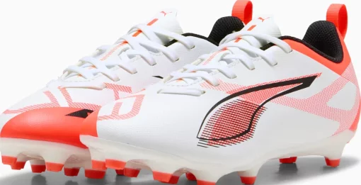 Бутси дитячі Puma ULTRA 5 PLAY FG/AG Jr білий, помаранчевий Діт 33