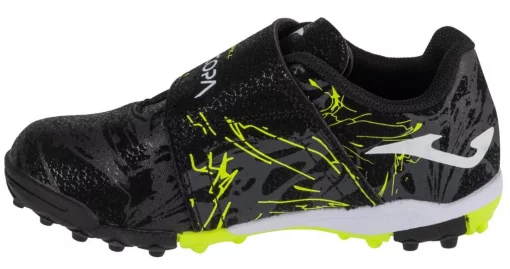 Сороконіжки дитячі Joma SUPER COPA чорний, салатовий Діт 37