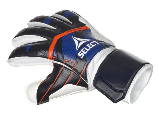 Рукавички воротарські Select GOALKEEPER GLOVES 04 PROTECTION v24 синій, білий Діт 4 (15,5 см)