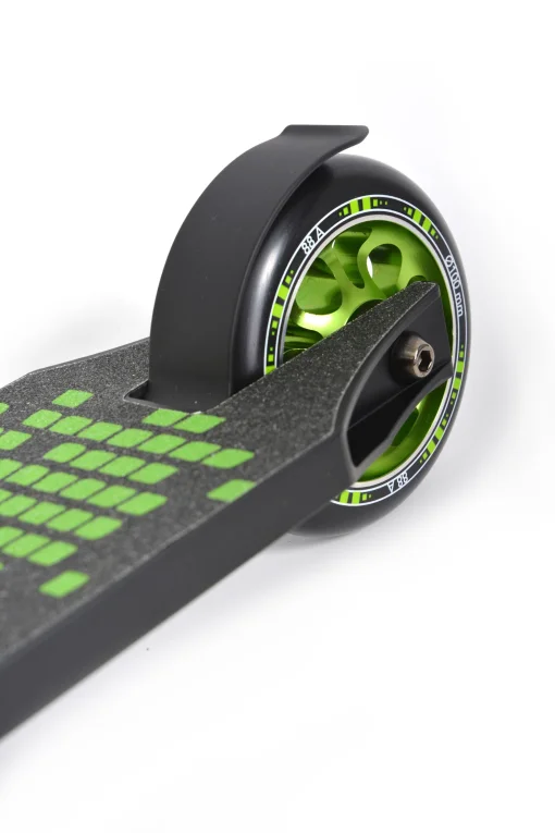Самокат трюковий Schildkr&ouml;t Kickless Forest чорно-зелений Уні Max:100 кг