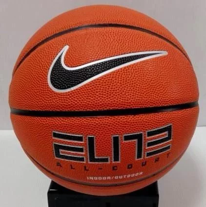 М'яч баскетбольний Nike ELITE ALL COURT 8P 2.0 DEFLATED помаранчевий, чорний, сріблястий Уні 6