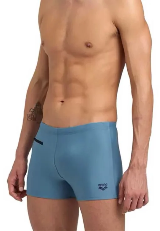 Плавки-шорти для чоловіків Arena ZIP SWIM SHORT сірий Чол