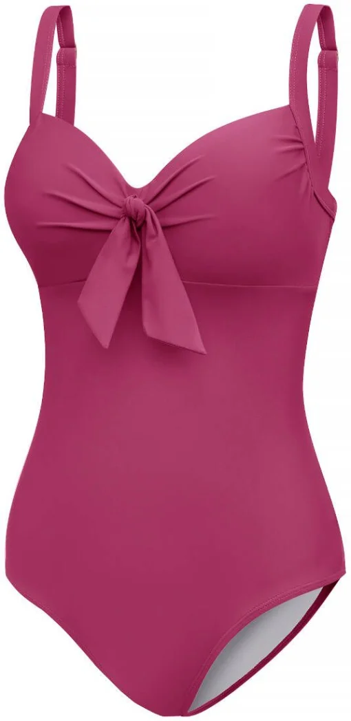 Купальник закритий для жінок Aqua Speed ELENA 61195 малиновий Жін