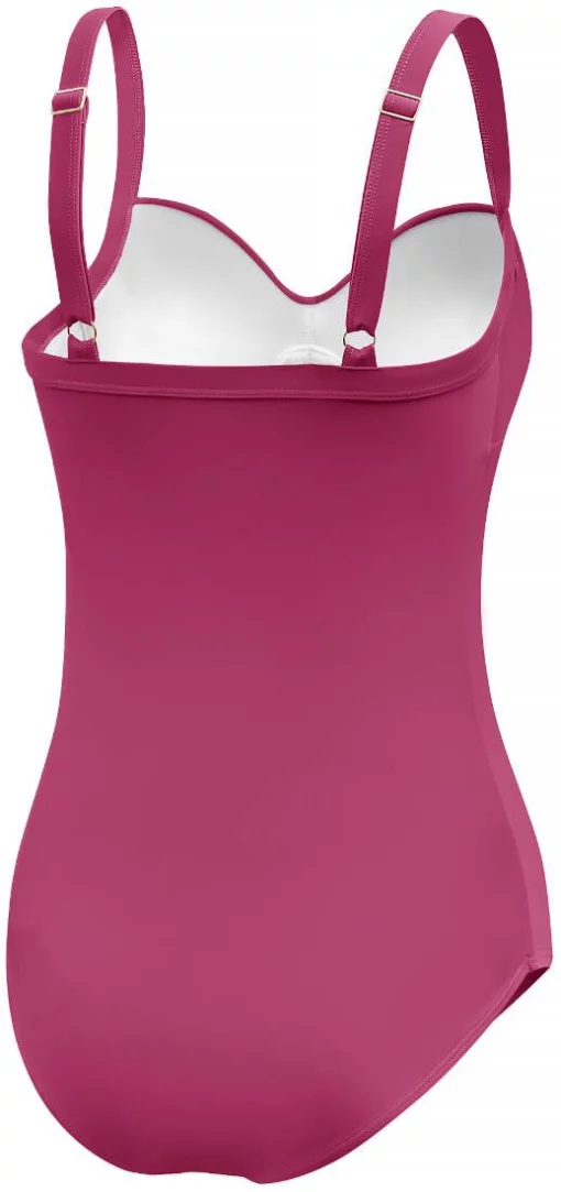 Купальник закритий для жінок Aqua Speed ELENA 61191 малиновий Жін 40