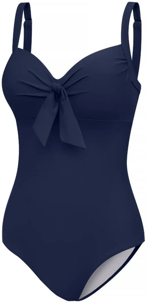 Купальник закритий для жінок Aqua Speed ELENA 61207 темно-синій Жін